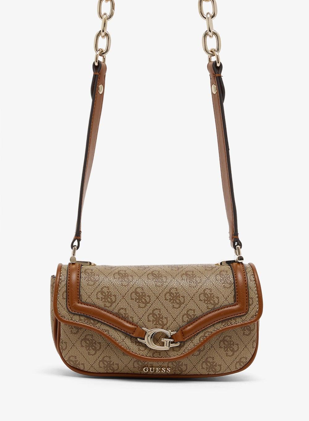 Dea 4G Logo Brown Crossbody Bag - Image 1