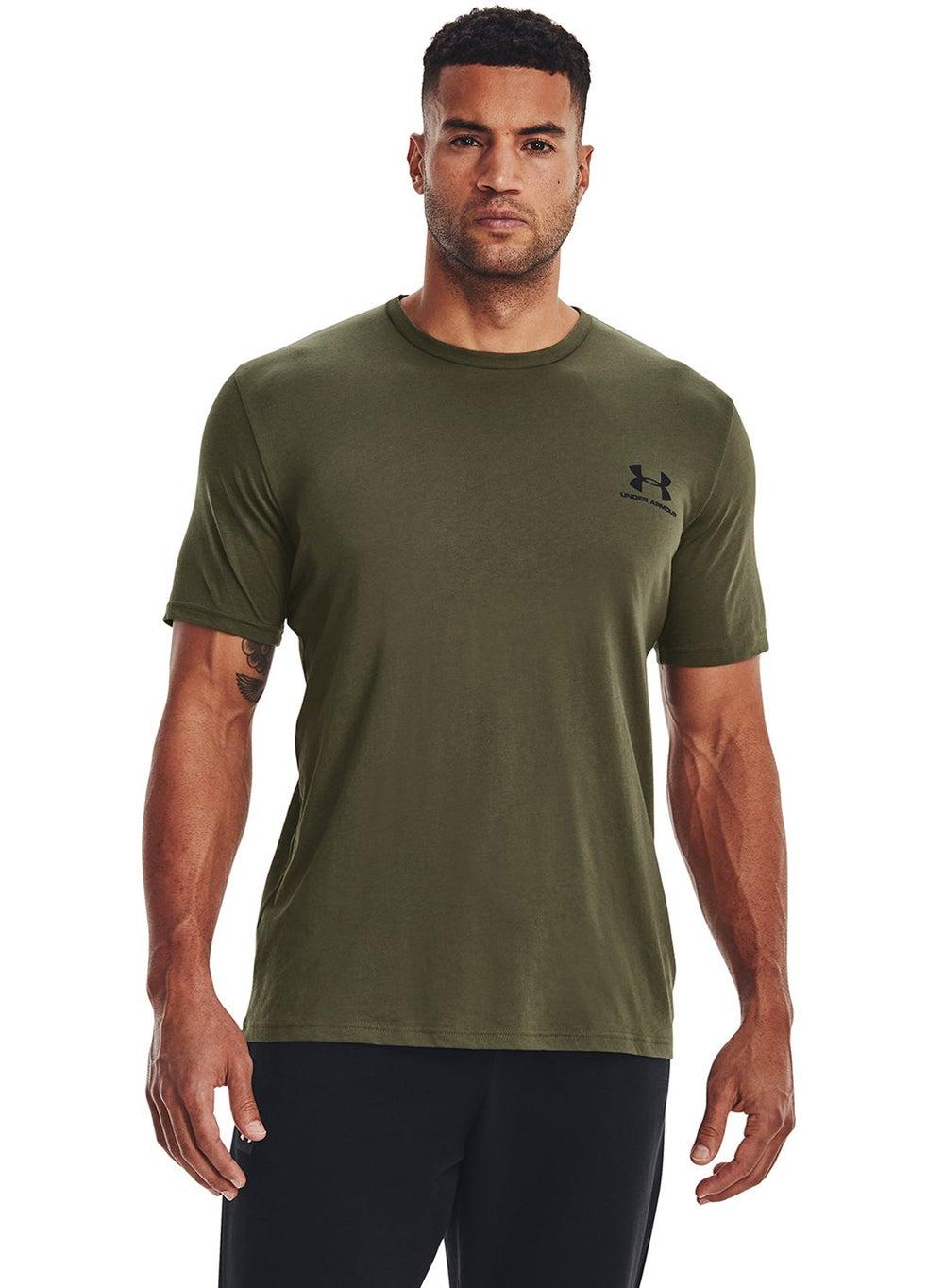 Under Armour 1326799 Logo T-Shirt Marine Green - Image 1