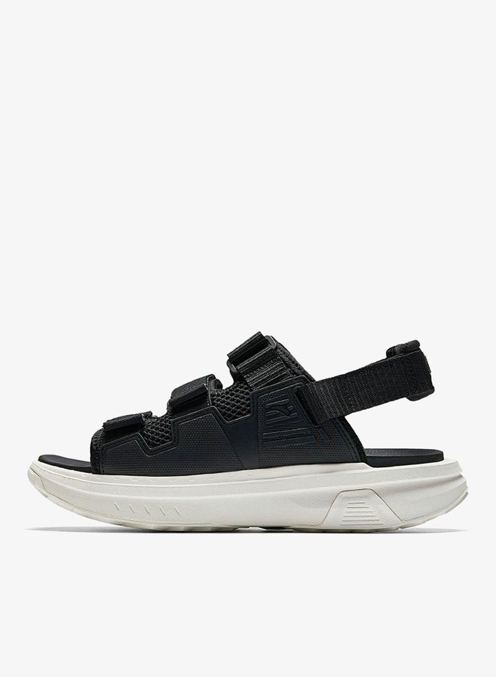 ANTA Men’s Black Lifestyle Flat Sandals - Image 1