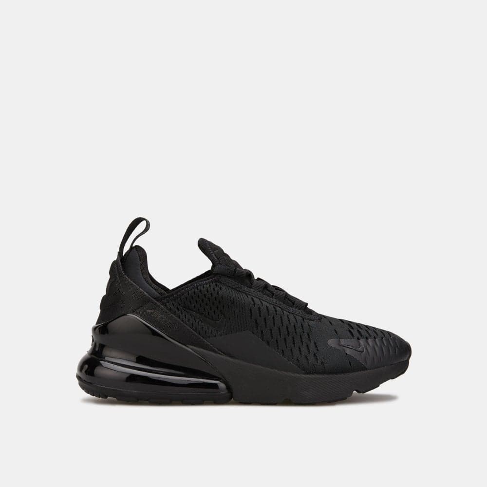 Nike Air Max 270 Kids Black Lifestyle Sneakers - Image 1