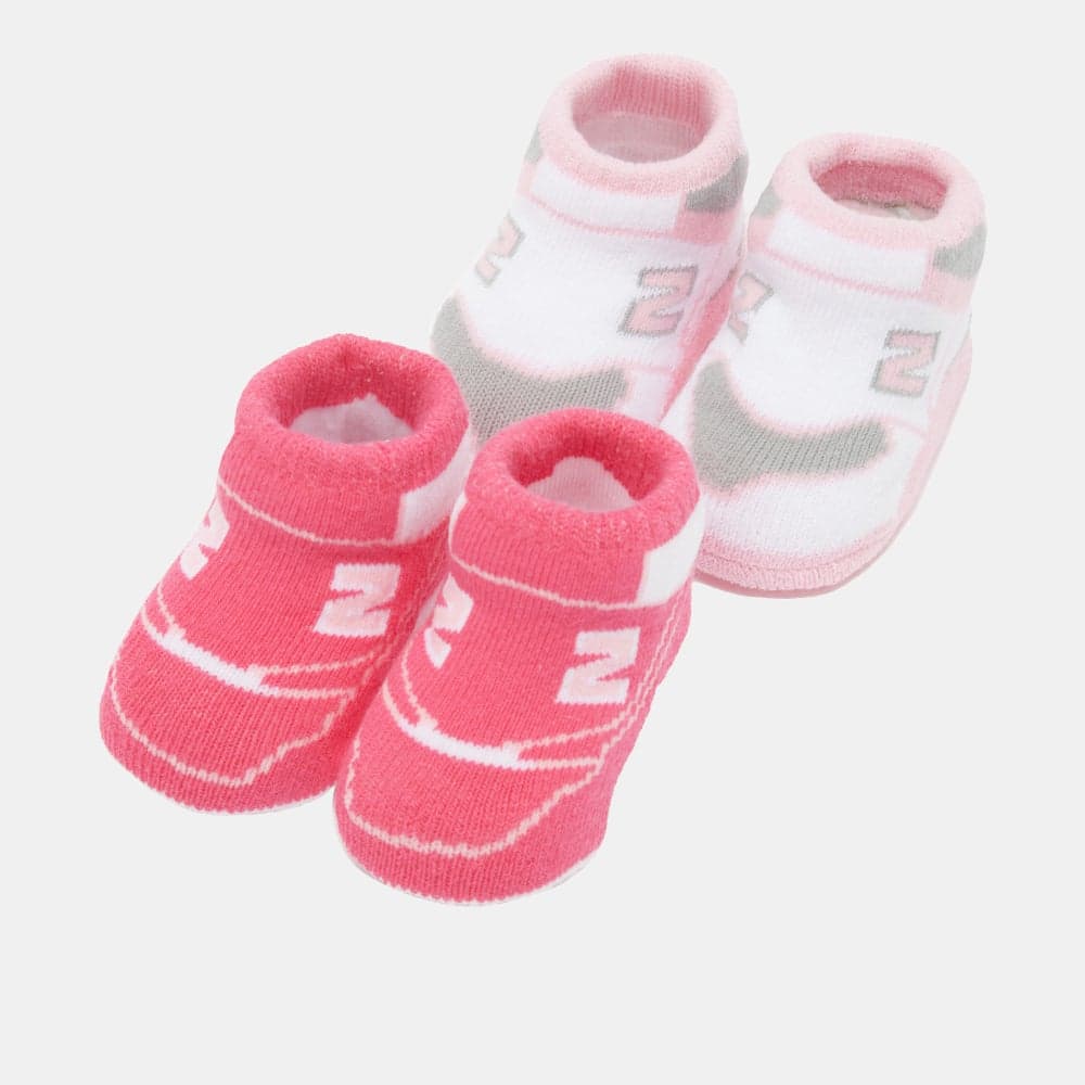 New Balance Kids Classic Booties 2-Pack Comfort Fit - Image 1