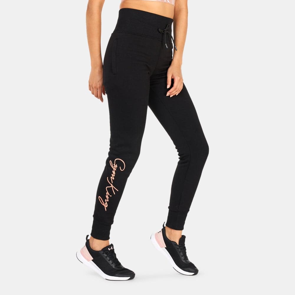Sky Script Women’s High-Waist Joggers Black - Image 1