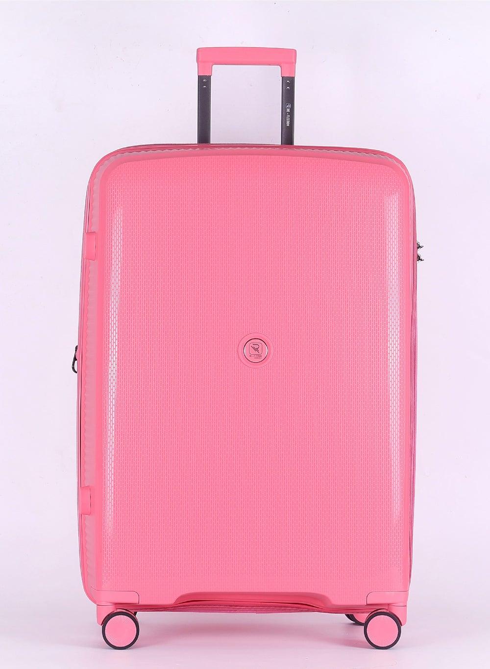 Istanbul PP 24-Inch Pink Hardshell Spinner Suitcase - Image 1