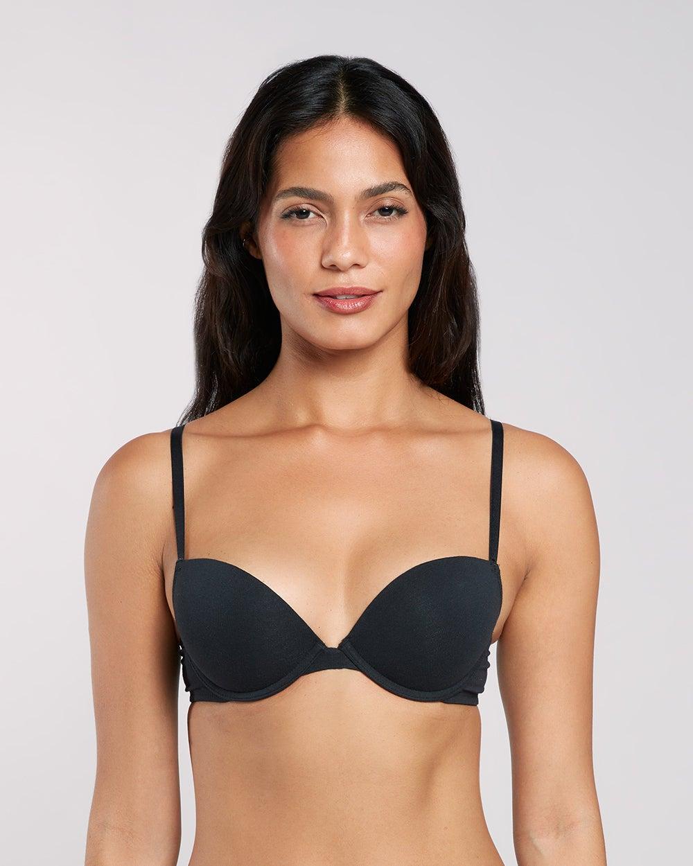 La Senza Trendy Push-Up Plunge Bra Black - Image 1
