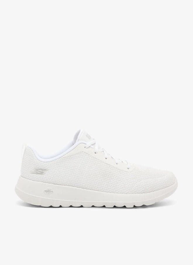 Go Walk Max White Performance Walking Shoes - Image 1