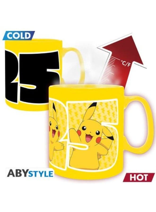 Pokémon Pikachu #25 Heat Change Mug 460mL - Image 1