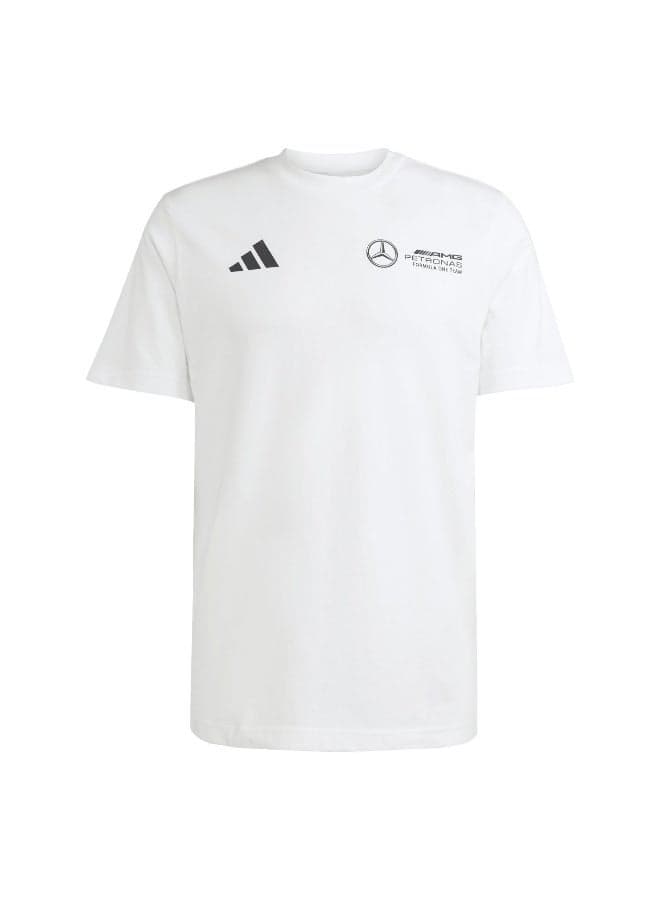 Mercedes AMG Petronas F1 Graphic Tee Tour White - Image 1