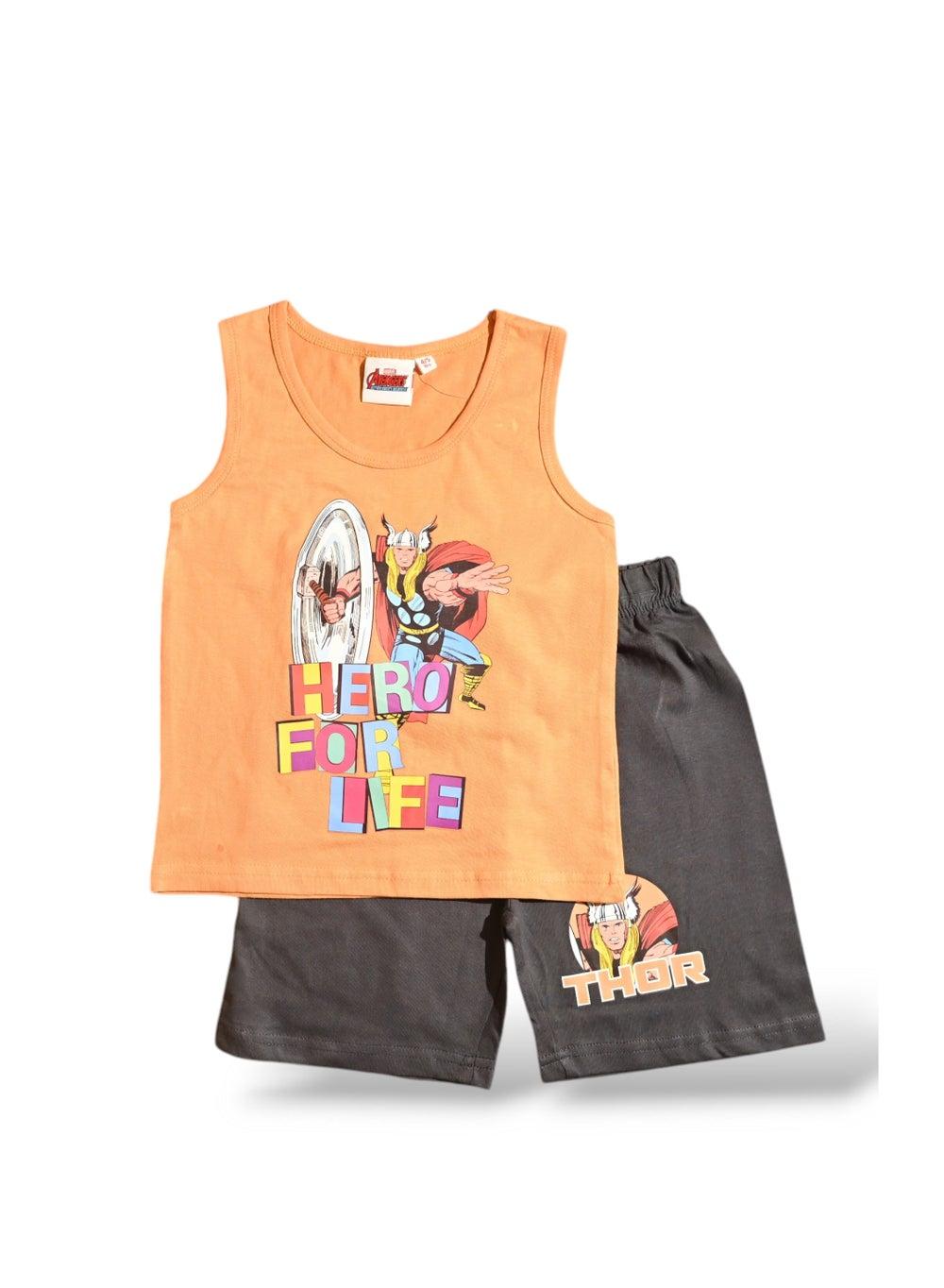 Thor Boys Sleeveless Graphic Short Set - Image 1