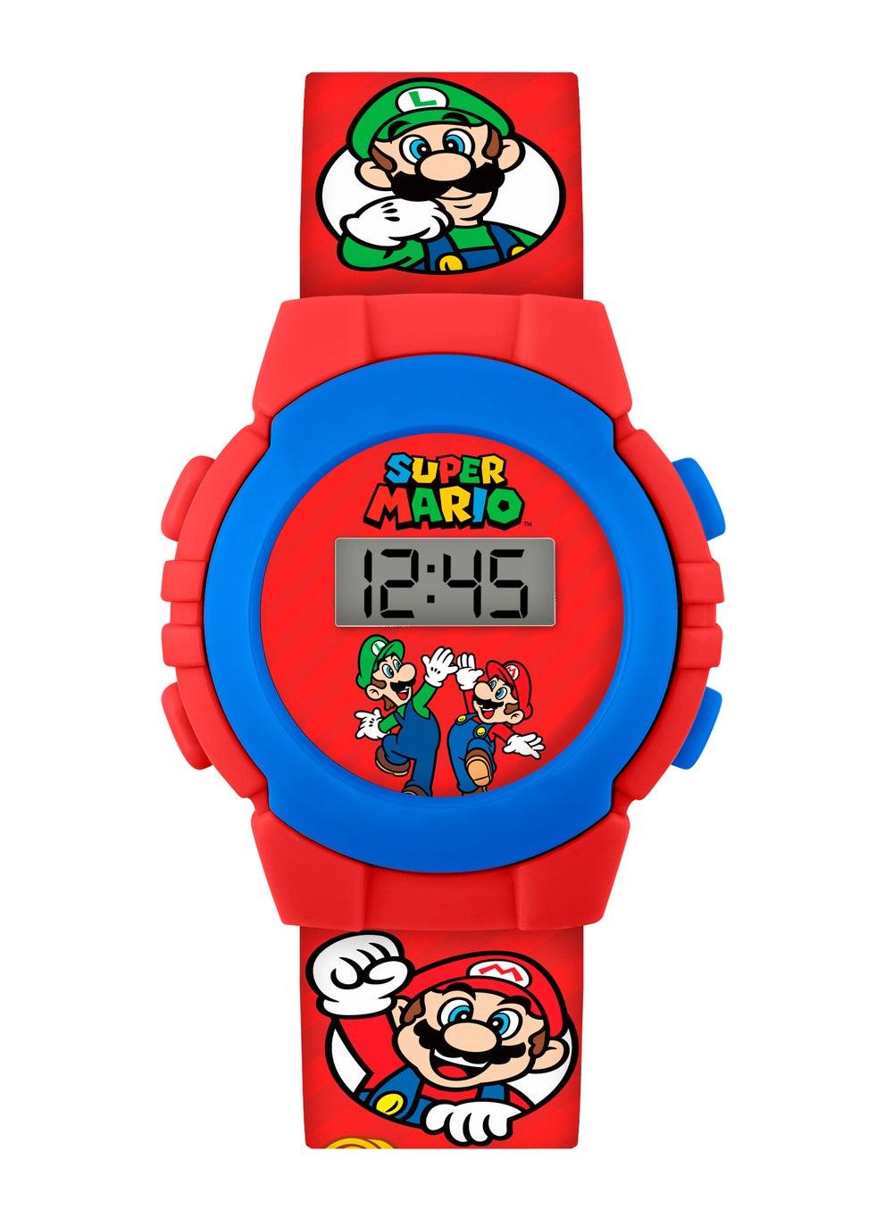 Nintendo Super Mario Red Digital Boys Watch GSM4234 - Image 1