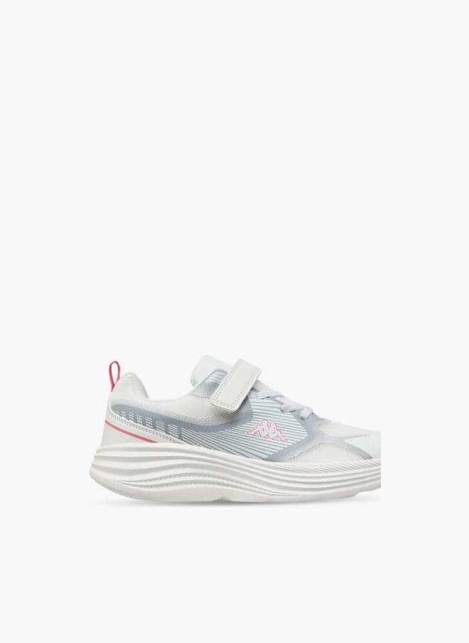 Girls Printed Sports Shoes H260101Gp Hook & Loop White - Image 1