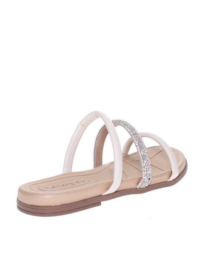Elegant White Slingback Heel Sandals for Women - Image 1