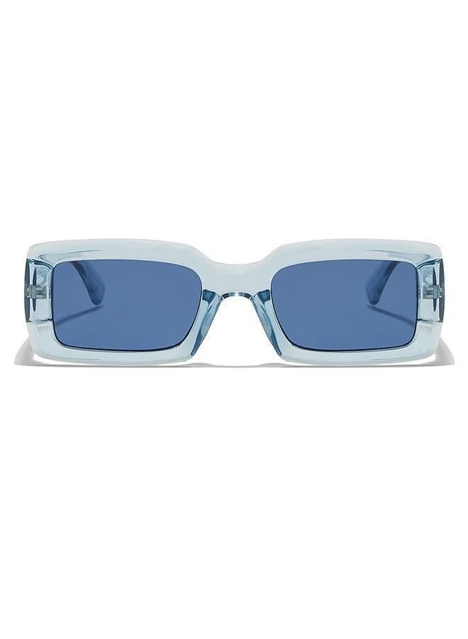 BlackOut ZEN Rectangular Women’s Sunglasses Blue UV400 - Image 1