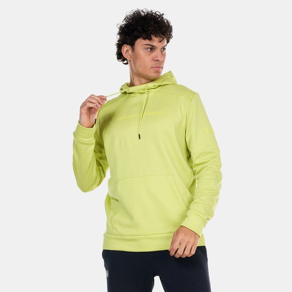 Under Armour Armour Fleece® Graphic Hoodie Yellow - Image 1