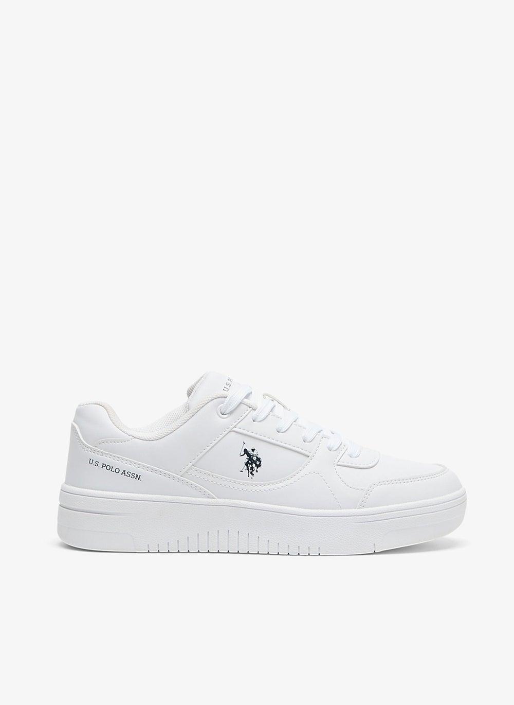 U.S. Polo Assn. Lee Women’s Minimalist White Sneakers - Image 1