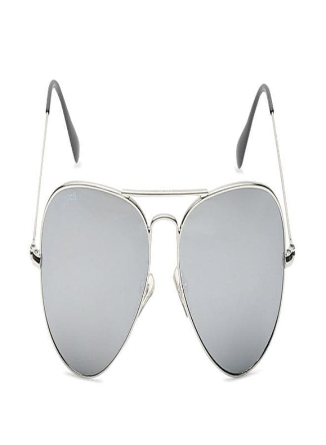Silver Aviator Sunglasses M165BK22G for Men - Image 1