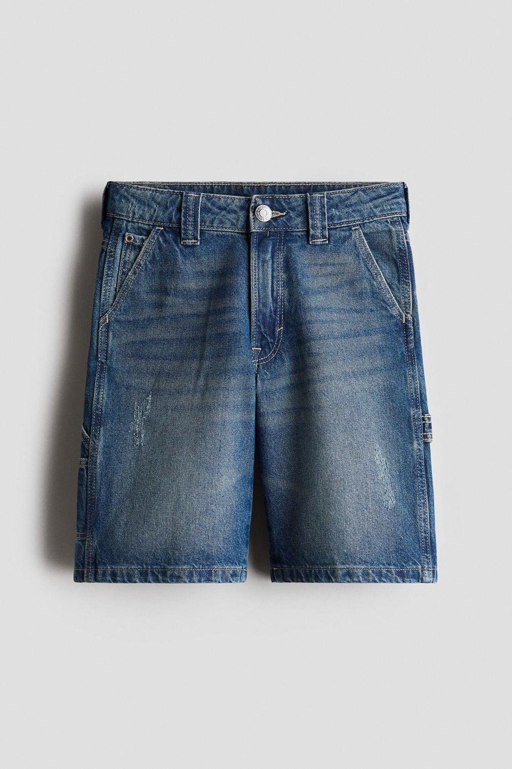 Loose-Fit Carpenter Shorts Blue Medium Dusty - Image 1