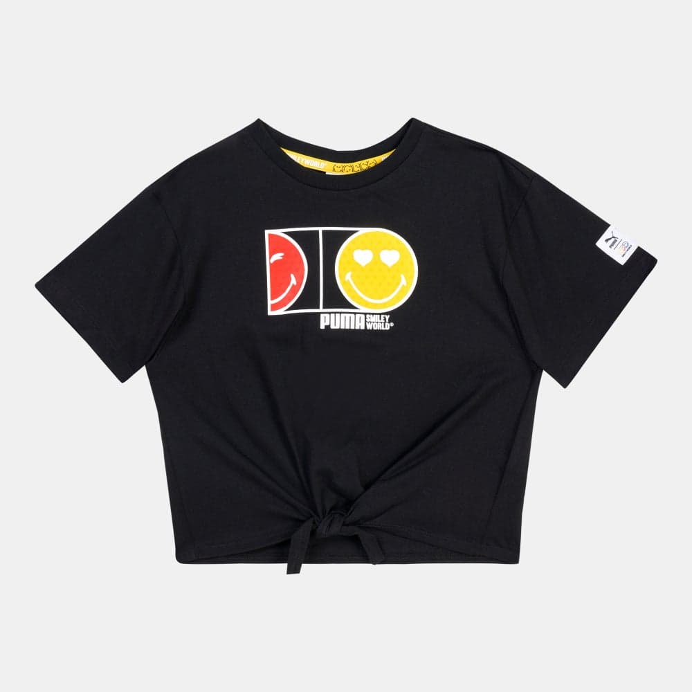 Kids' SMILEYWORLD Knot Cotton Graphic T-Shirt - Image 1