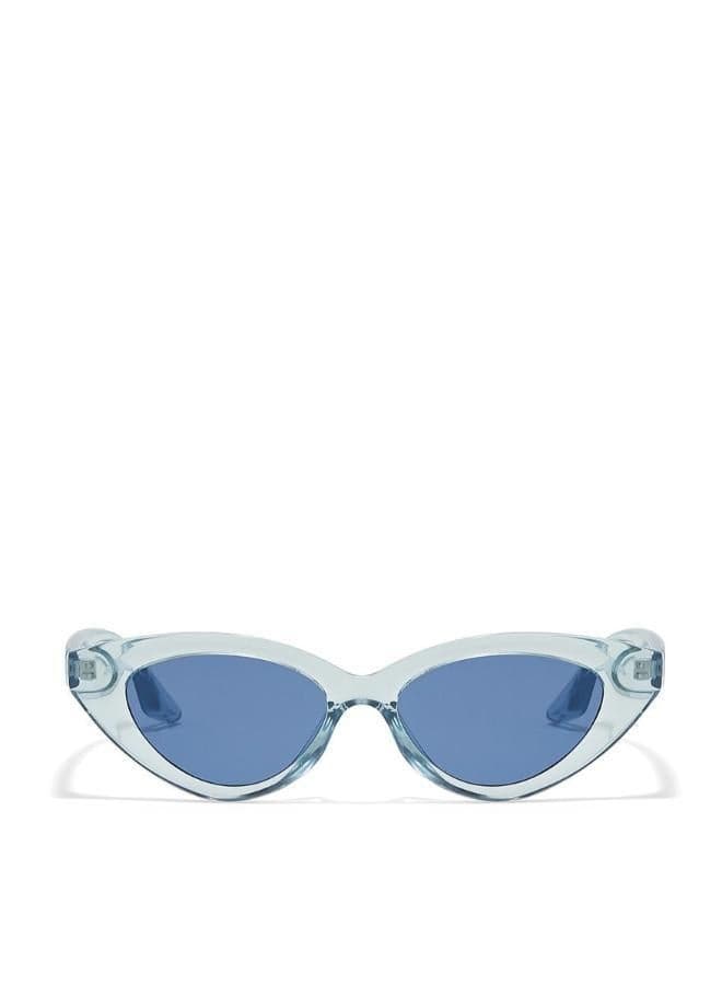 BlackOut Au Naturel Cat Eye Sunglasses UV400 Blue Lens - Image 1