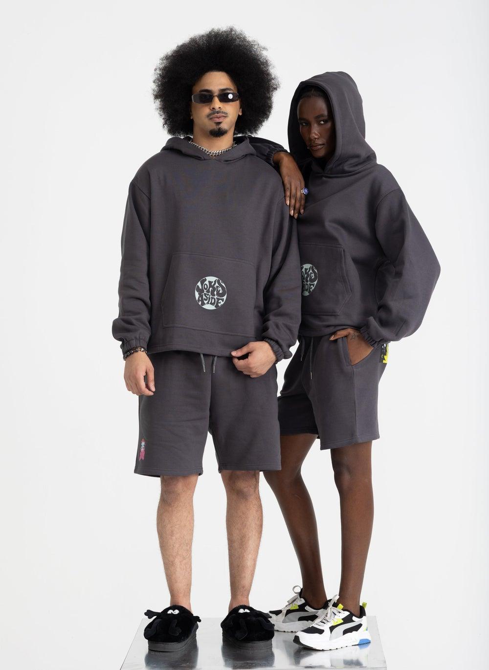 Tales Cosmic Oversized Cotton Shorts - Image 1
