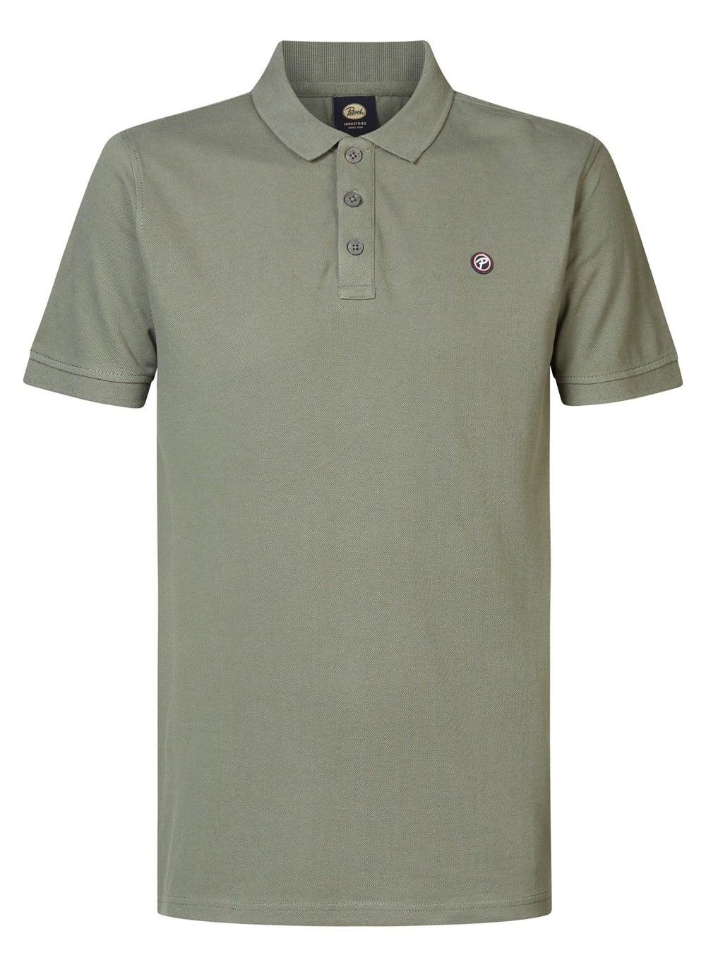 Men’s Dark Sage Organic Cotton Polo 6165 - Image 1