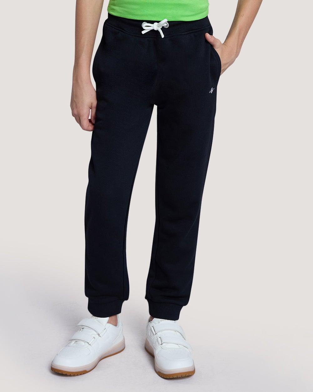 Gant Shield Cotton Sweatpants Navy Straight Fit - Image 1