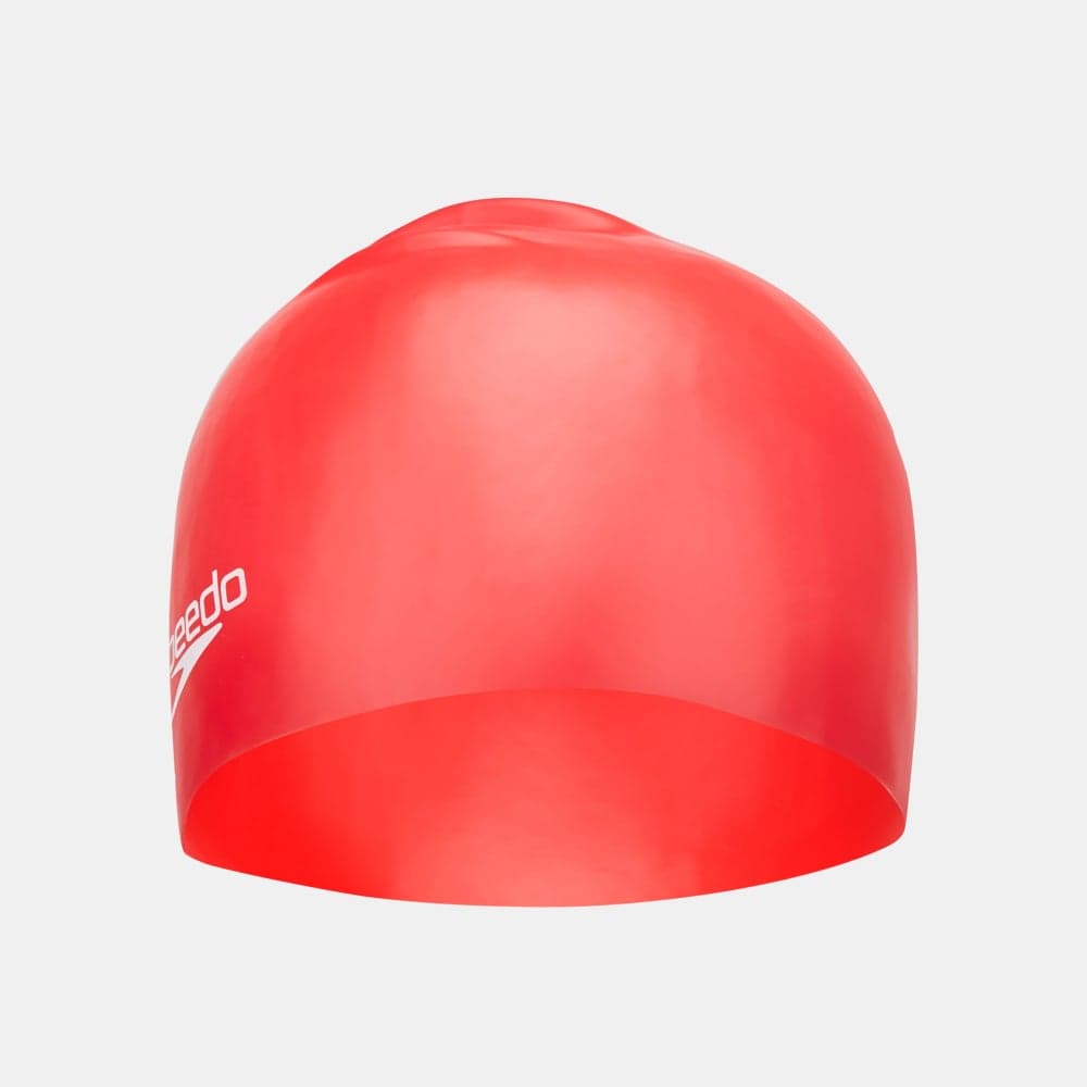 Speedo Kids’ 3D Silicone Swimming Cap Red - Image 1