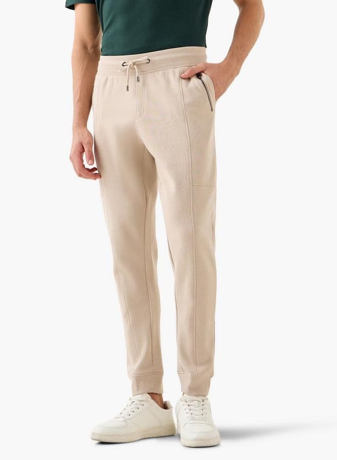 Iconic Mosean Cotton Blend Joggers with Pockets - Image 1