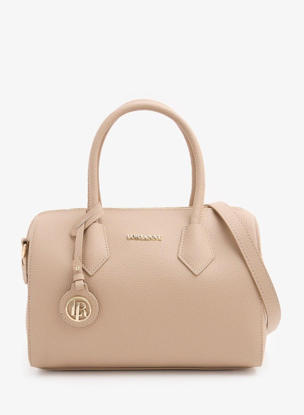 Albina Re-Medium Boston Bag LRPWH1H022 Light Grey - Image 1
