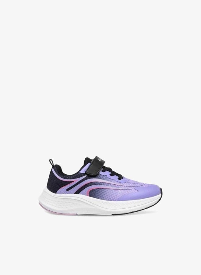 Lilac Textured Girls Sports Shoes Sr1546 Gp - Image 1