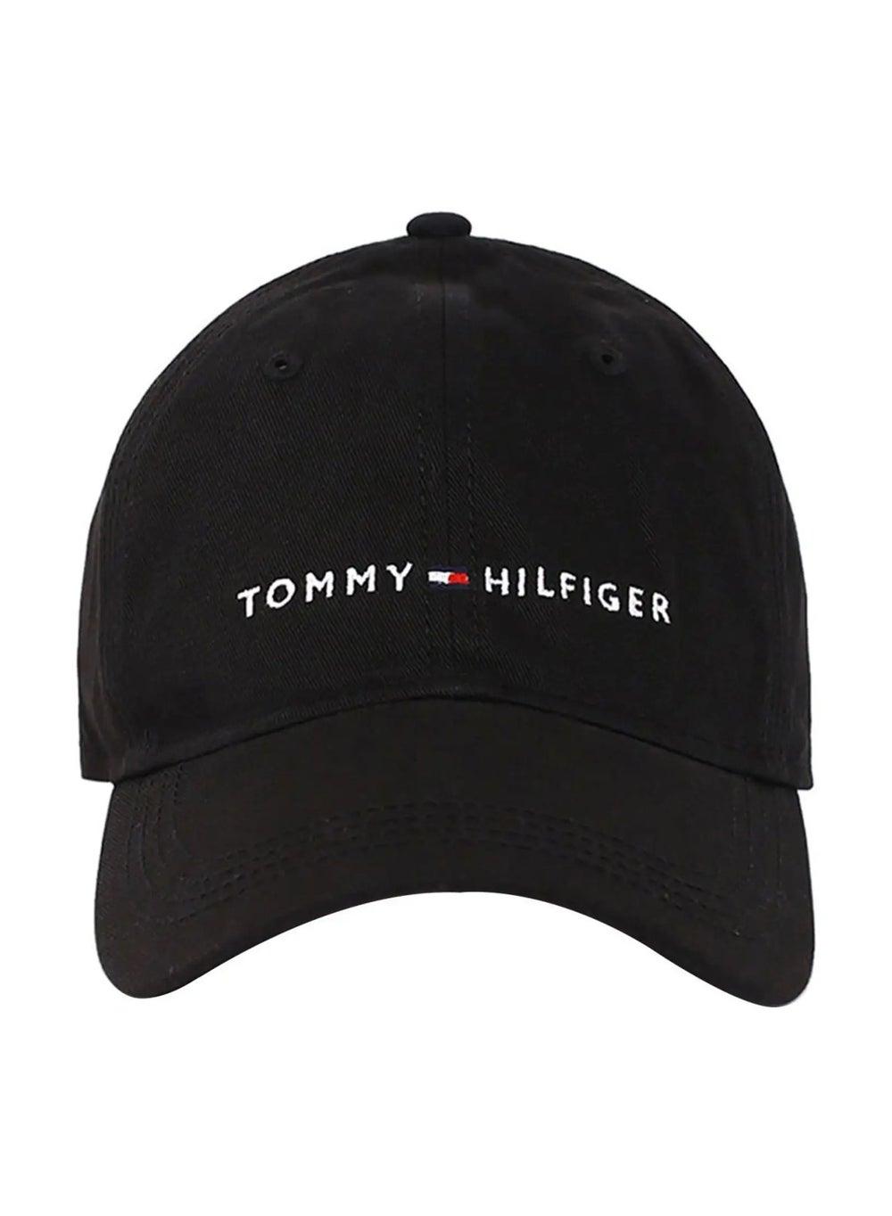 Curved Peak Cotton Cap AM0AM12958BDS Black - Image 1