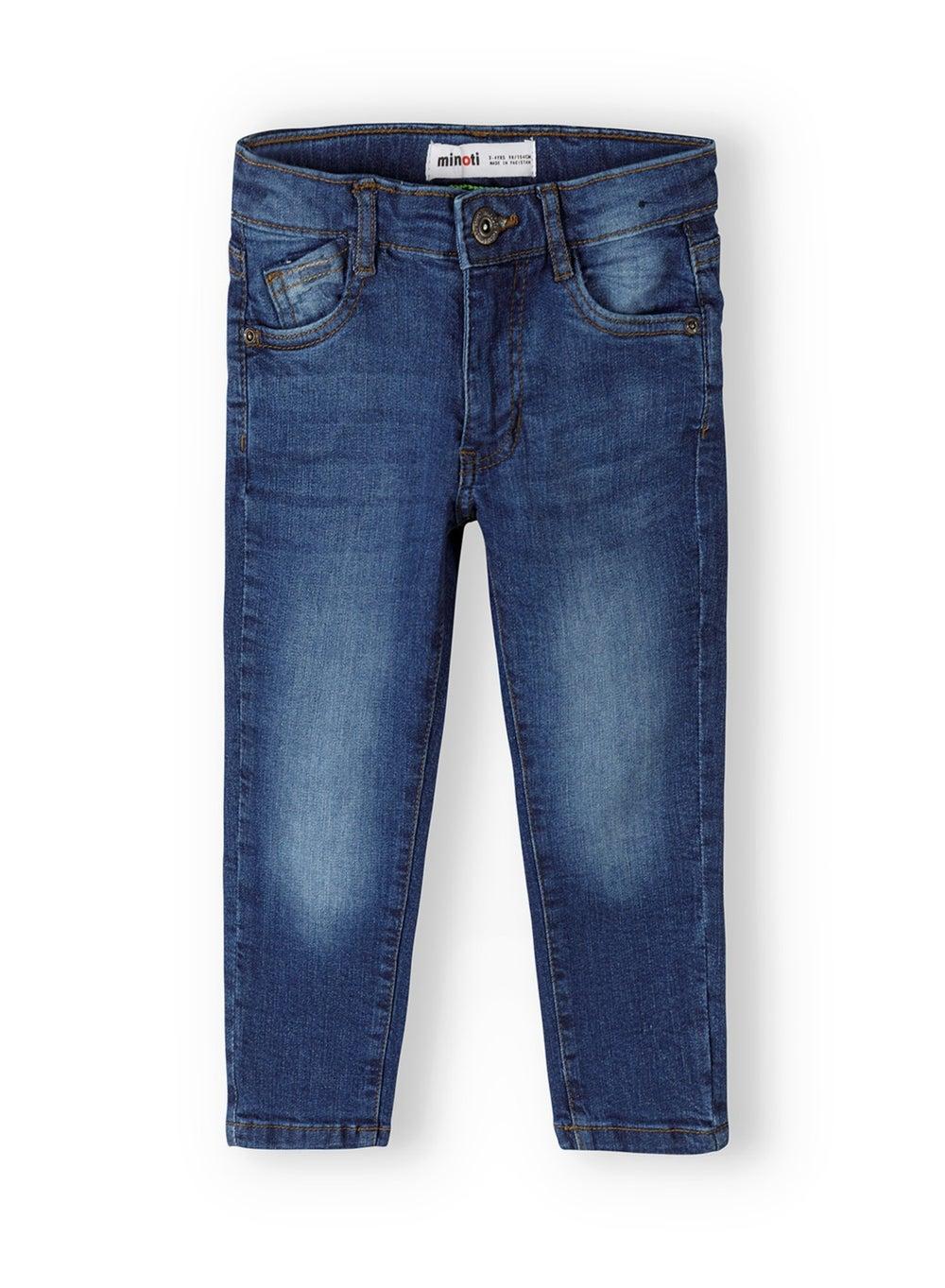 Boys Classic Straight Navy Denim Jeans - Image 1