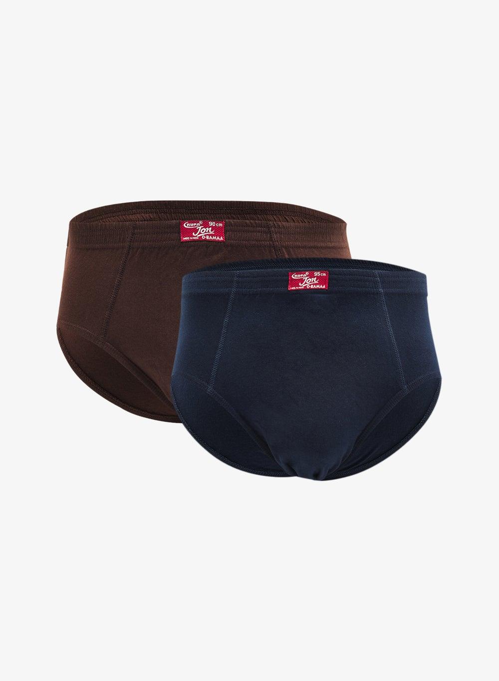 Rupa RJALT152 Men’s Solid Briefs 2-Pack - Image 1