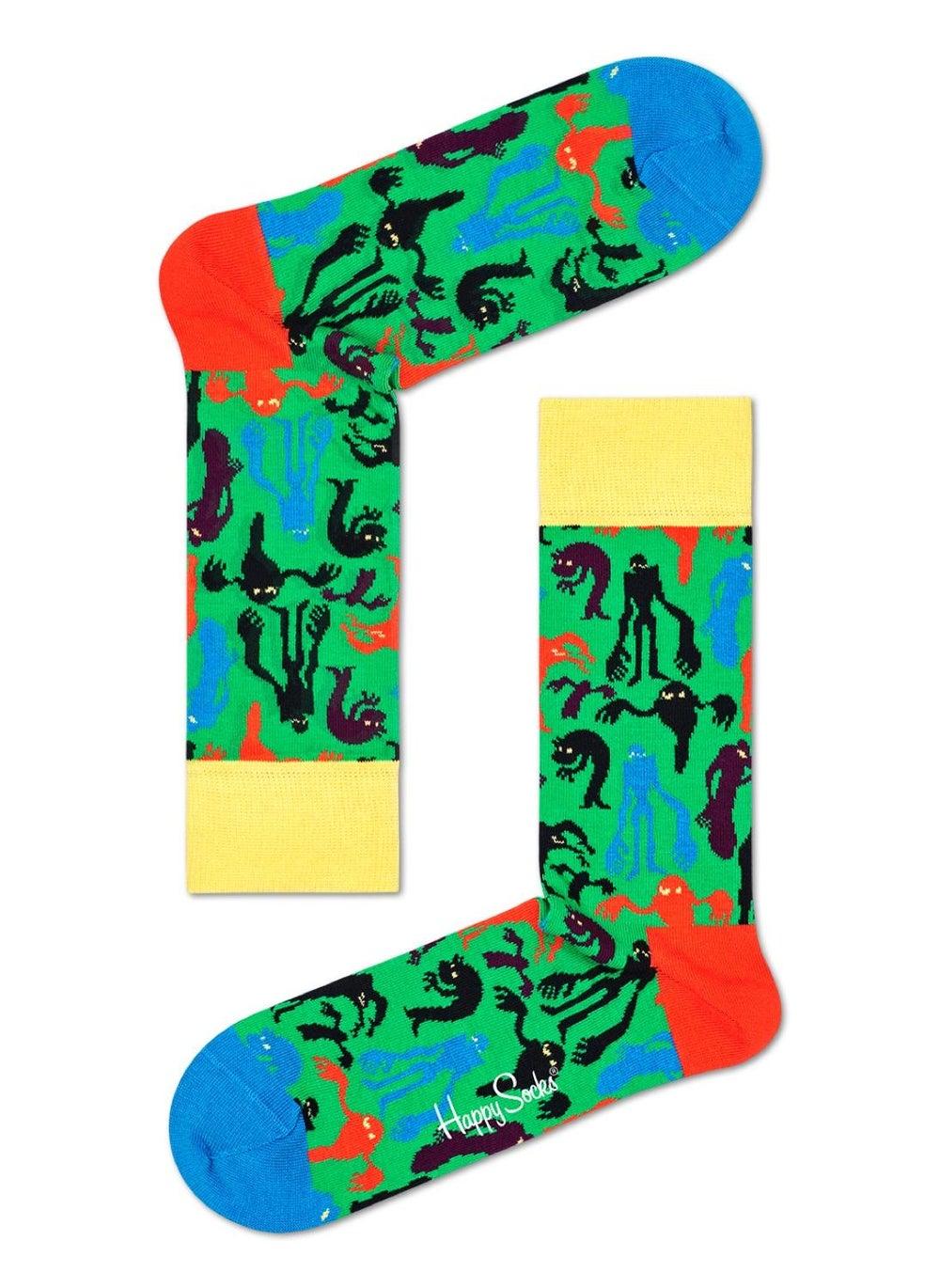 Ghost Sock Multicolour Cotton Christmas Socks - Image 1