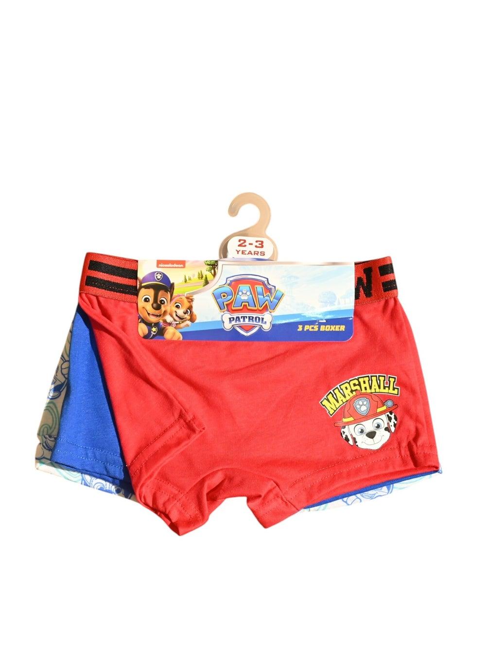 PAW Patrol 3PCS Boys Boxer Briefs Soft Blend Comfort - Image 1