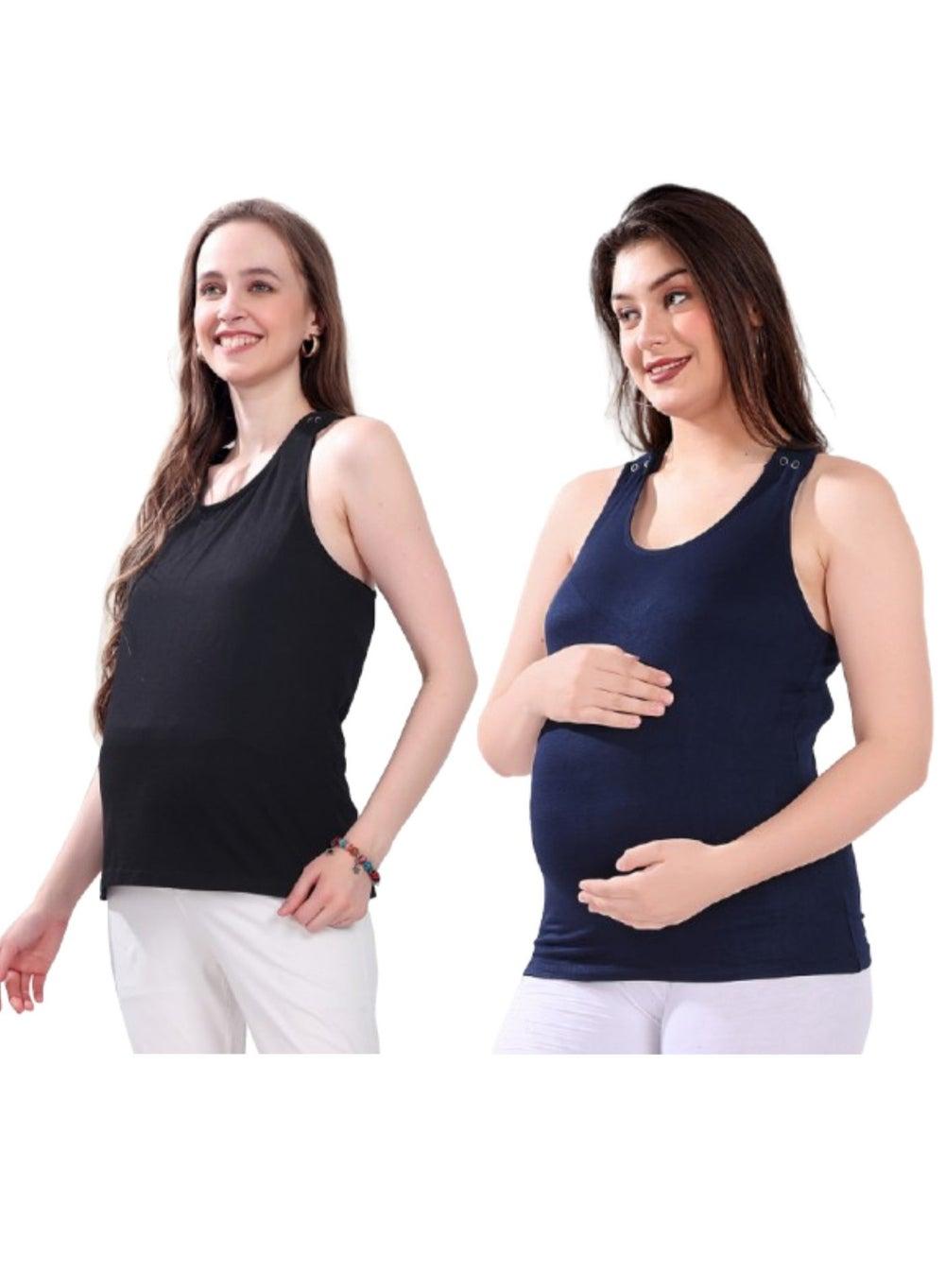 TUMMY Maternity Nursing Tank Top Duo Pack of 2 - Image 1