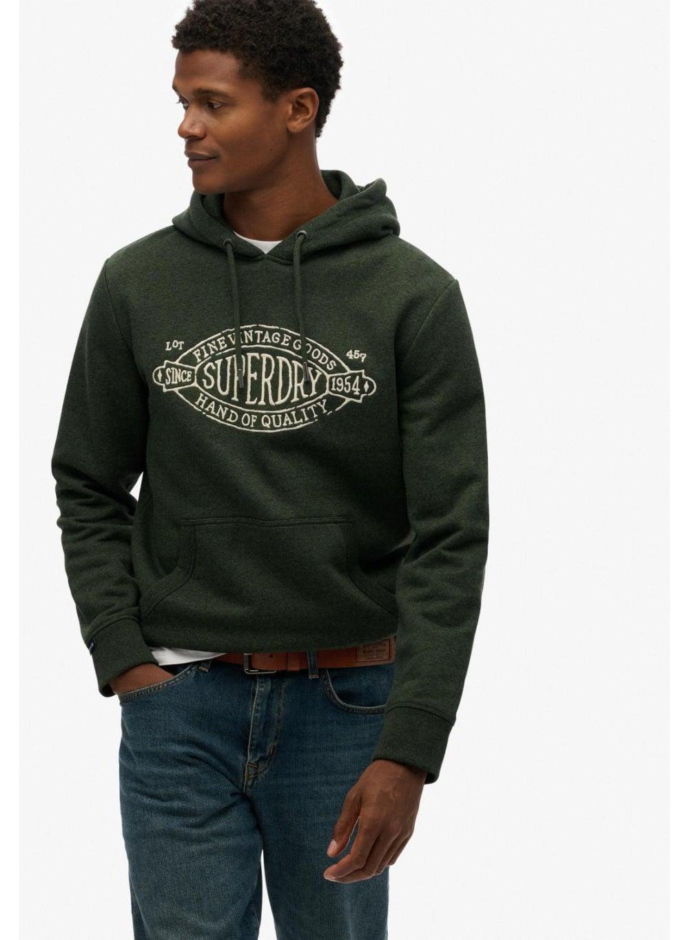 Outdoor Co Relaxed Hoodie Khaki Jaspe - Image 1