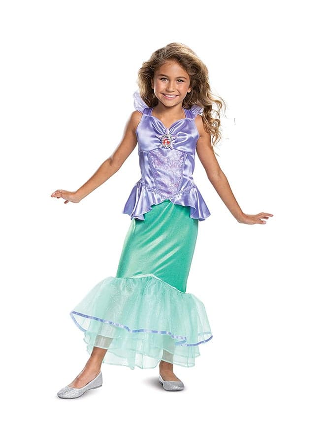 Ariel Classic Girls Costume Multicolour 4–6 Years - Image 1