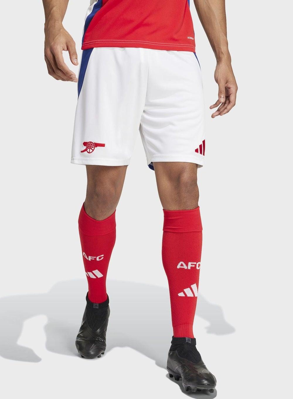 Arsenal AFC Home White Football Shorts XS - Image 1