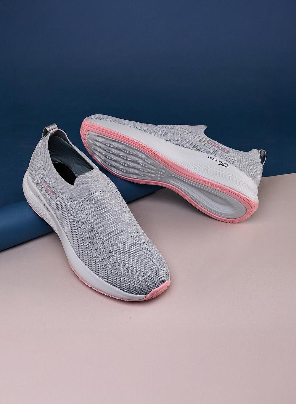 Campus 22L 204 Grey Slip-On Sneakers for Women - Image 1