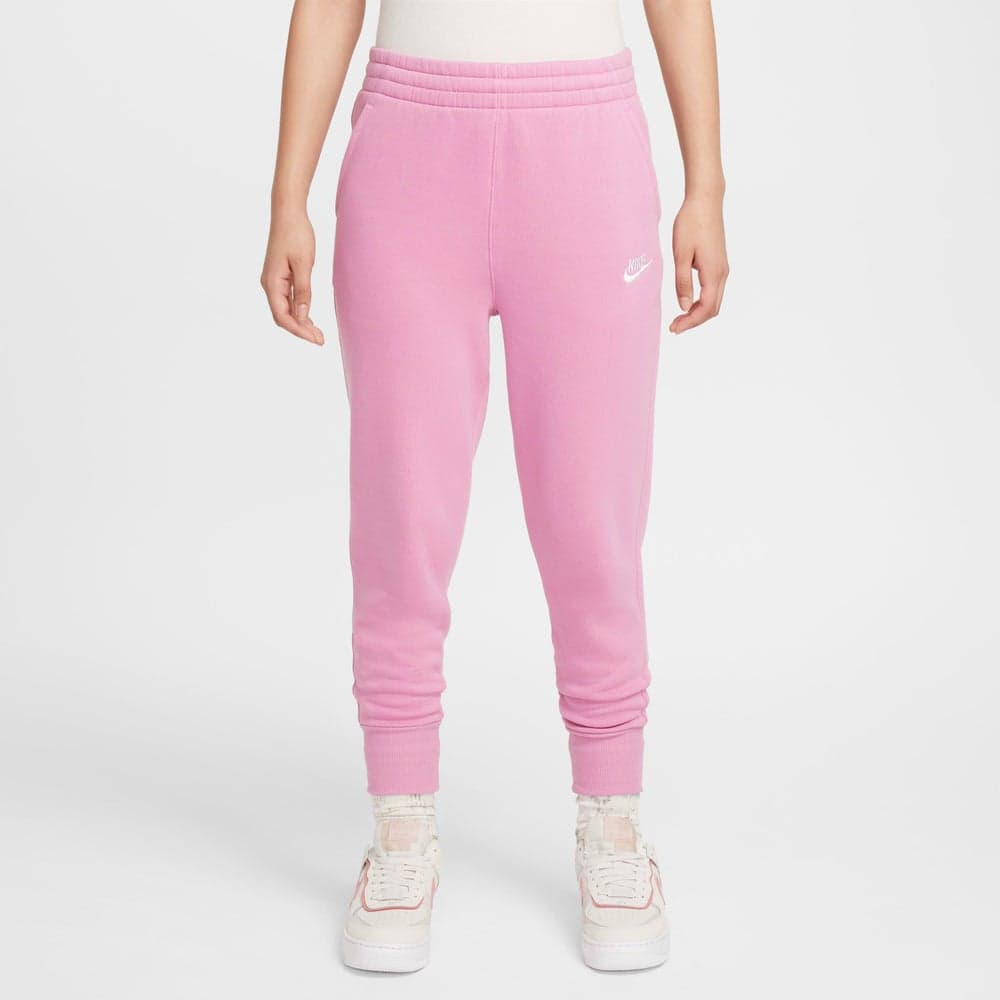 Nike Kids Club Fleece Joggers Pink Lifestyle Fit - Image 1