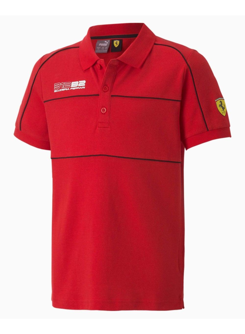 Classic Red Kids Polo Shirt – Casual Unisex Fit - Image 1