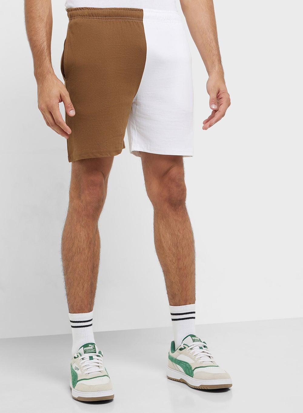 Adan Sht 19 Men’s Brown Casual Shorts - Image 1