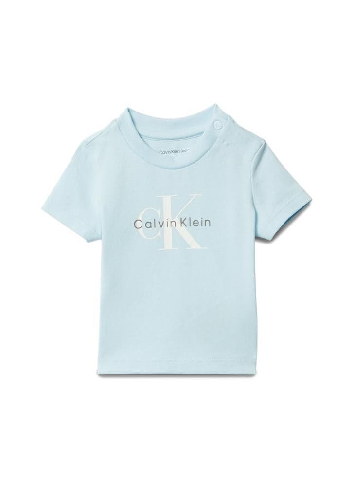 Calvin Klein Infant Logo Crew Neck T-Shirt IN0IN00334CYS - Image 1