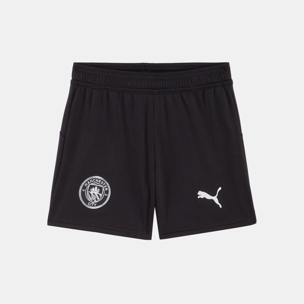 Manchester City 25/26 Kids Home Football Shorts - Image 1