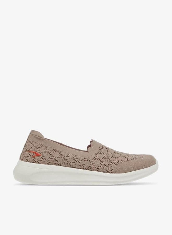 Men’s Textured Slip-On Loafers 24Yl241W Beige - Image 1