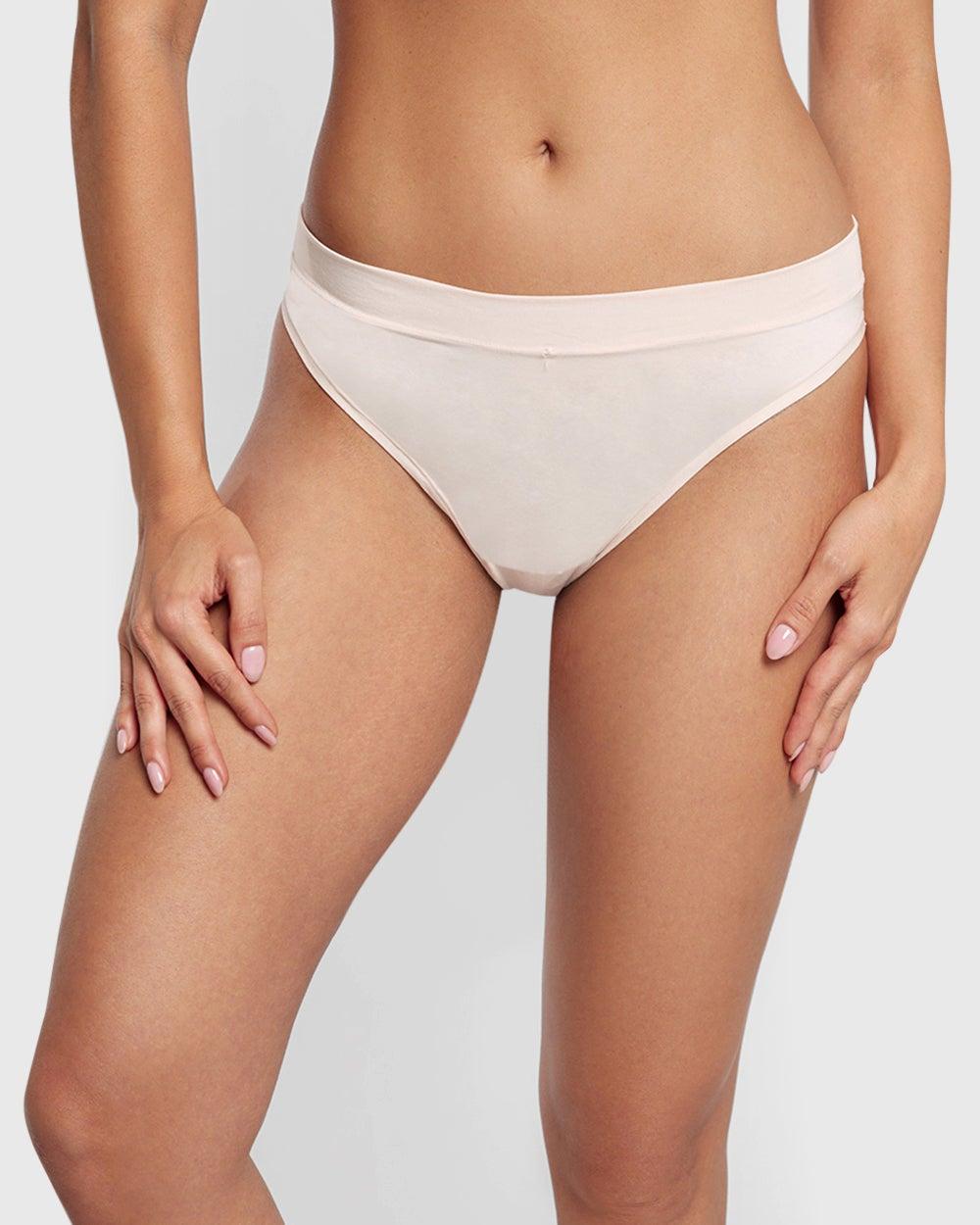 La Senza Modal Comfort Thong – Smooth White Essential - Image 1