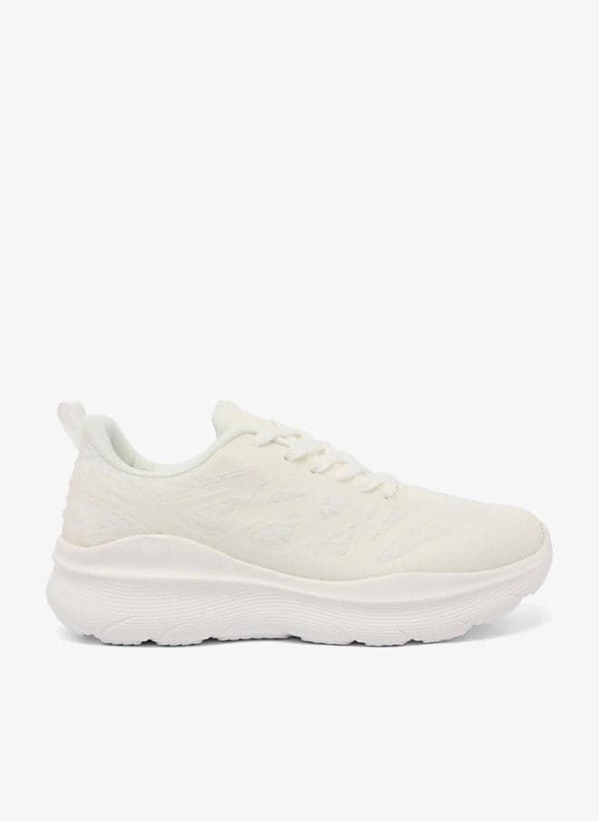 Ti7601 White Casual Comfort Low-Top Sneakers - Image 1