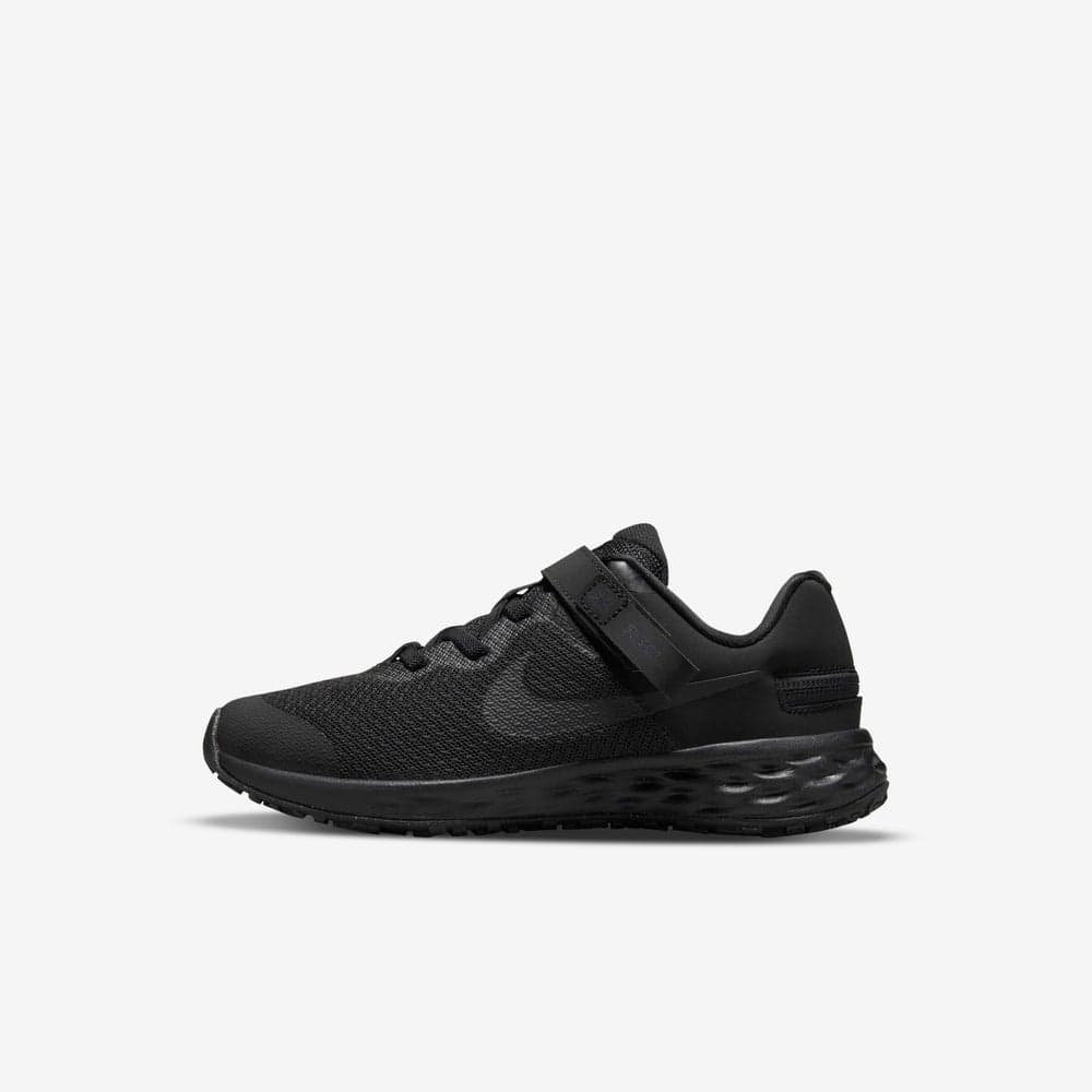 Nike Revolution 6 FlyEase Kids Running Shoes Black - Image 1