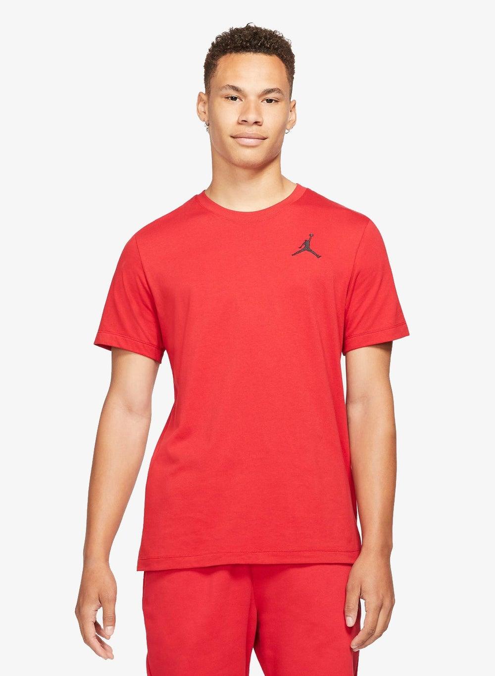 Jordan Jumpman Cotton T-Shirt DC7485 687 Red - Image 1