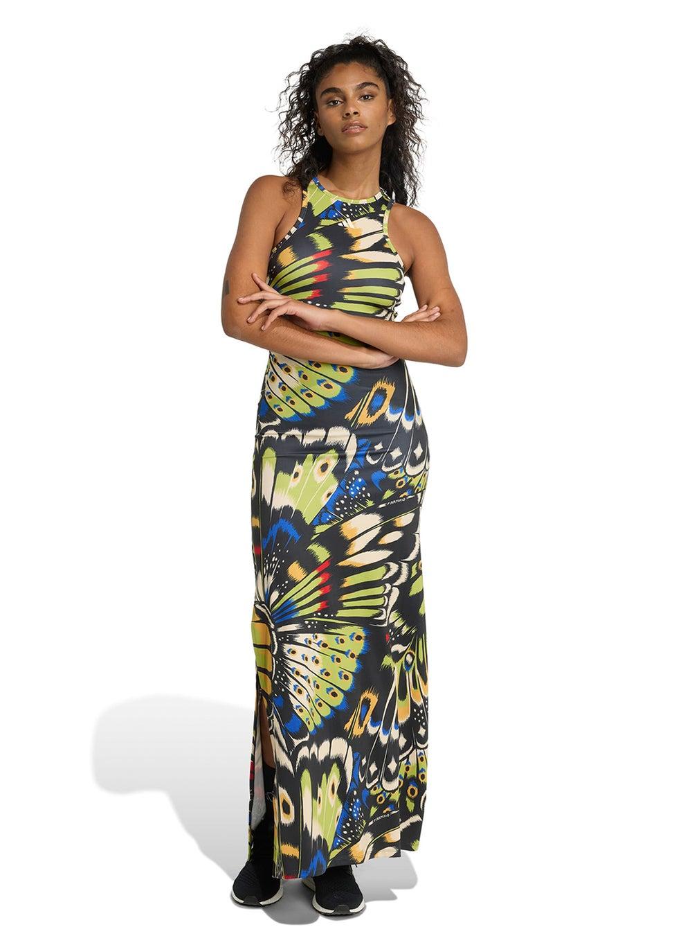 adidas x FARM Rio Premium Butterfly Maxi Dress JL8610 - Image 1